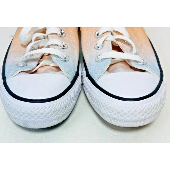 Converse All Star Pastel Tie Dye Sneakers Women's Size 8.5 Low Cut Rainbow Retro - Picture 5 of 9